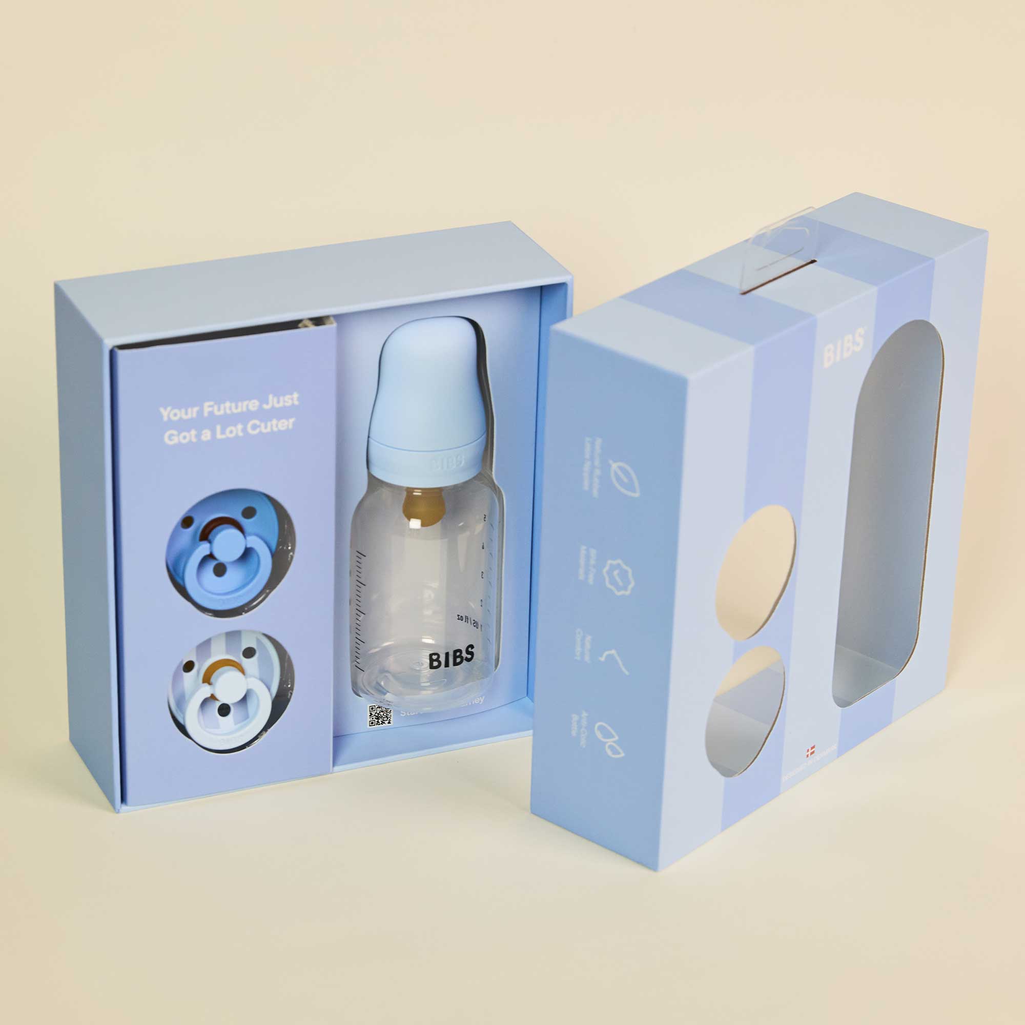 BIBS Sprinkle darčekový set - Baby Blue – Obrázok 4