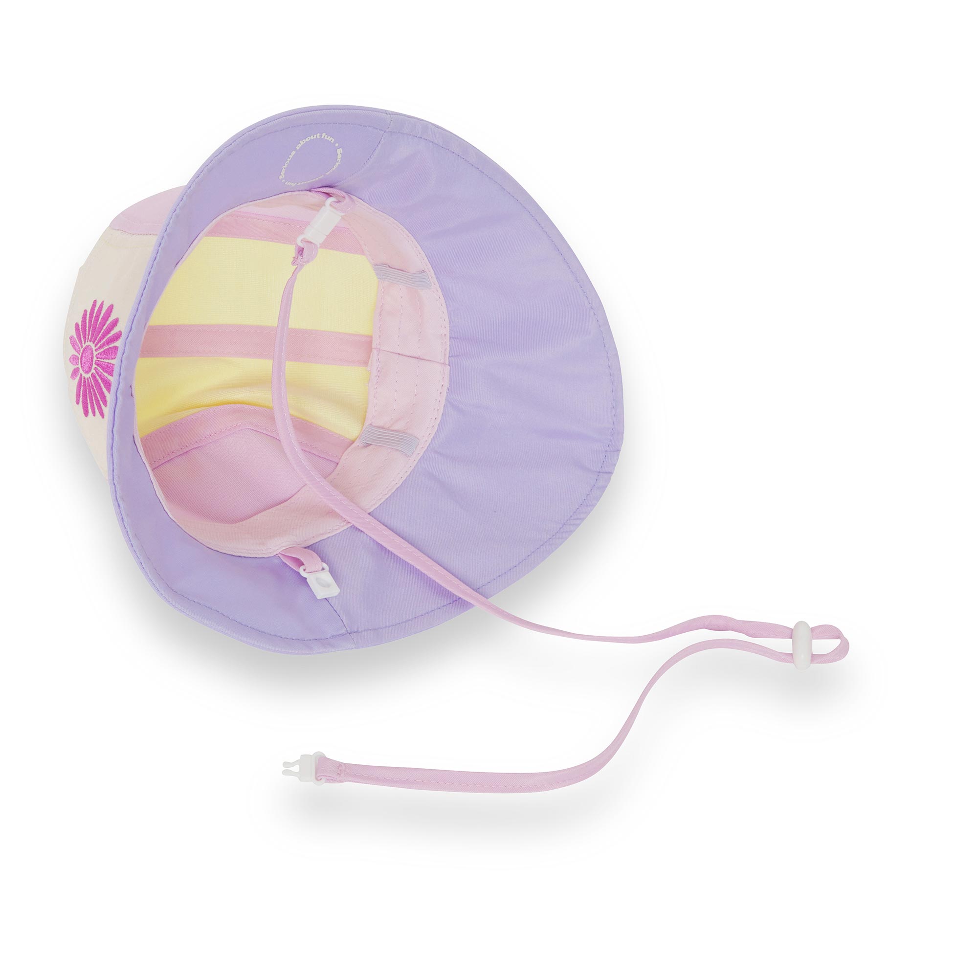 KiETLA FUN FLEUR klobúčik s UV ochranou - Flower Yellow - 49 - 51 cm – Obrázok 3