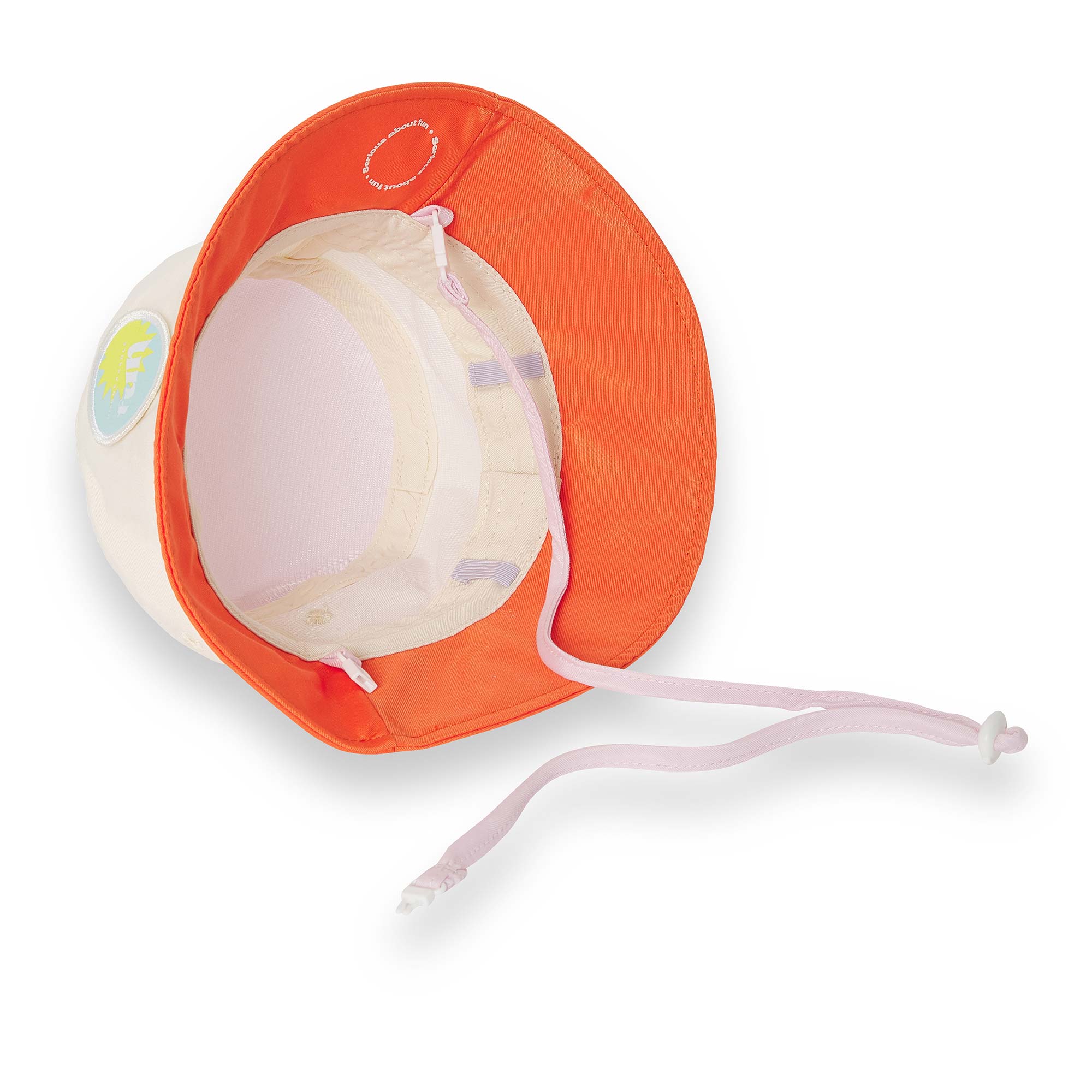 KiETLA VIBE klobúčik s UV ochranou - Orange - 53 - 55 cm – Obrázok 4