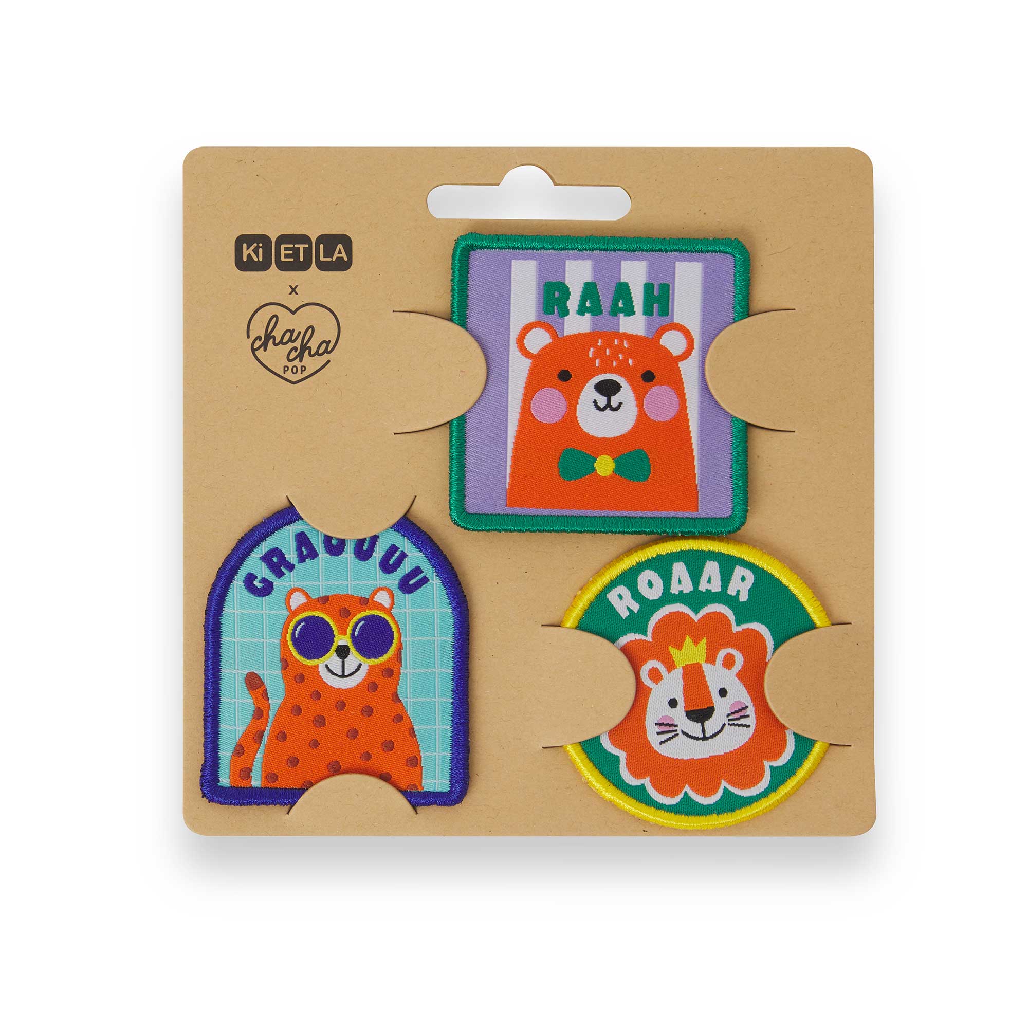 KiETLA nášivky na suchý zips - Animal