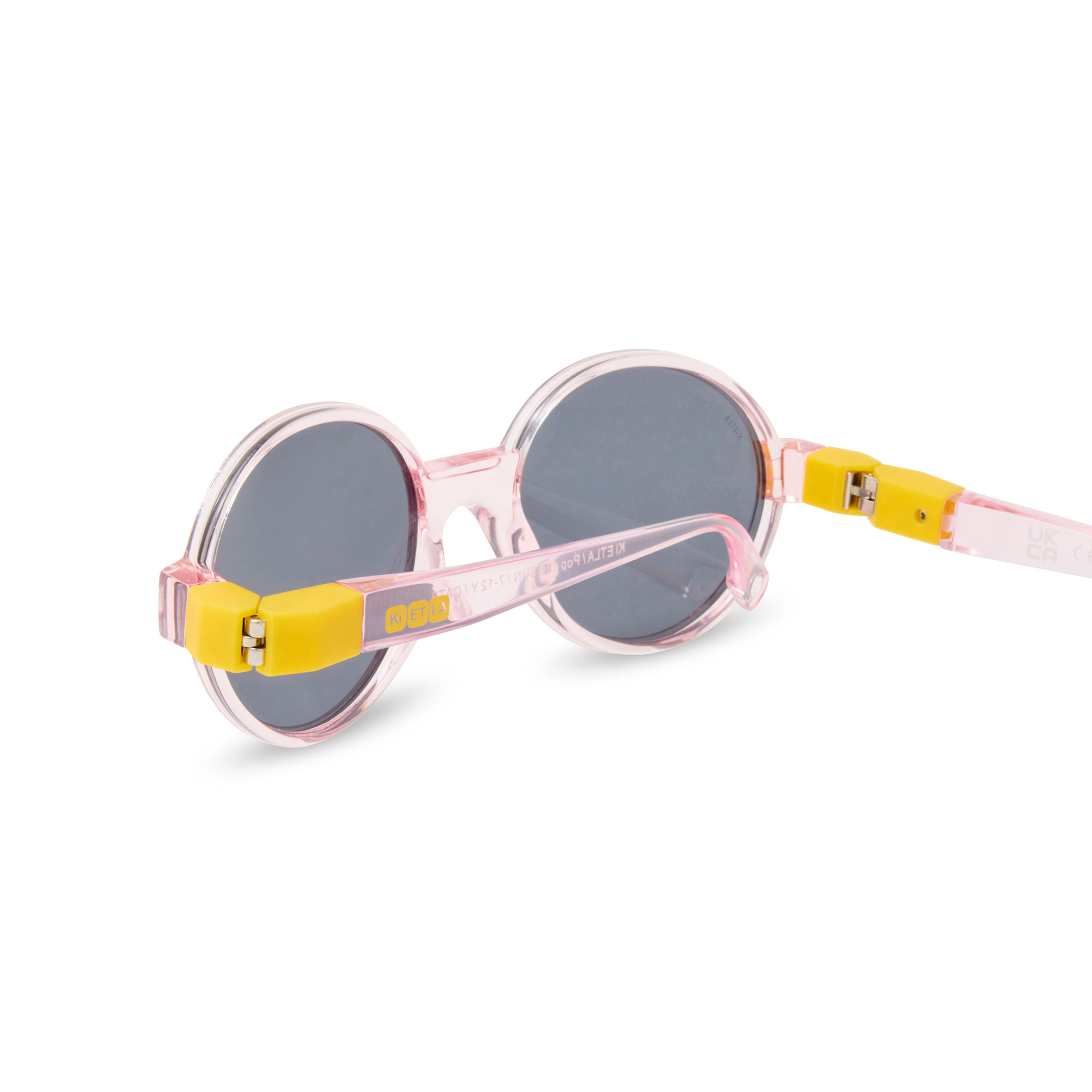 KiETLA slnečné okuliare POP 7-12 rokov - Nude Yellow – Obrázok 3