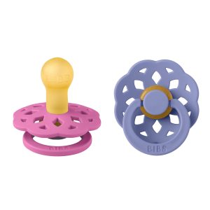 BIBS Boheme cumlíky z prírodného kaučuku 2ks - veľkosť 1 - Bubblegum / Peri