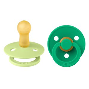 BIBS Colour cumlíky z prírodného kaučuku 2ks - veľkosť 2 - Matcha / Cactus