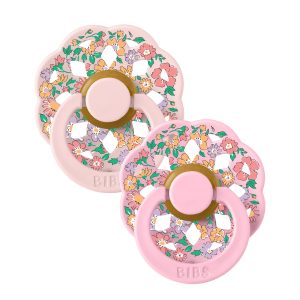 BIBS x Liberty Boheme cumlíky z prírodného kaučuku 2ks - veľkosť 2 - Oscar Meadow Blossom Mix