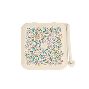 BIBS x LIBERTY krabička na cumlíky - Chloe Meadow Ivory