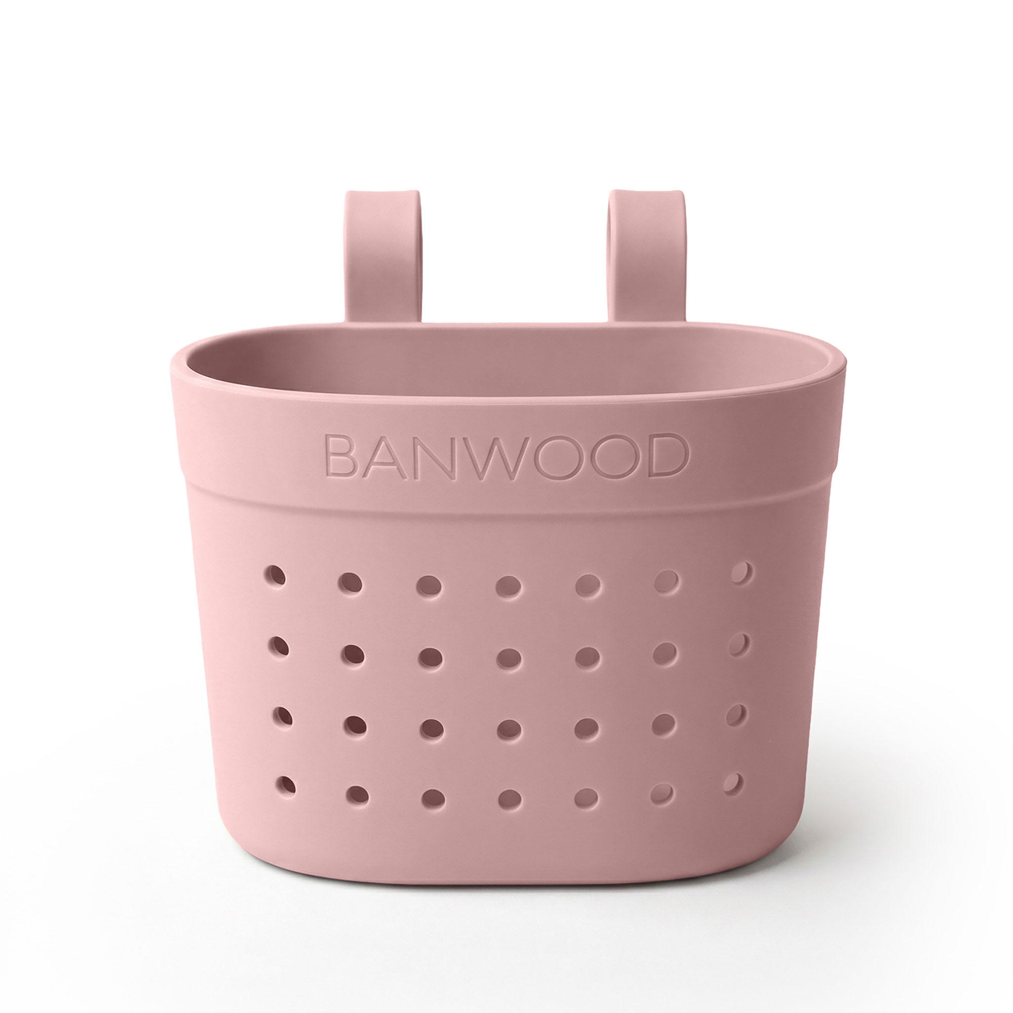 Banwood košík Pin & Ride - Dusty Rose