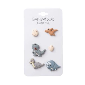 Banwood ozdoby na košík - Dinosaurs
