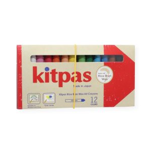 Kitpas voskové pastelky na sklo a papier - 12ks