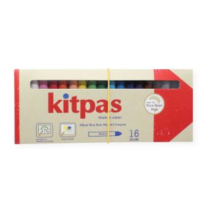 Kitpas voskové pastelky na sklo a papier - 16ks