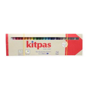 Kitpas voskové pastelky na sklo a papier - 24ks