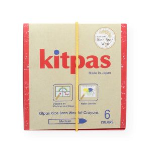 Kitpas voskové pastelky na sklo a papier - 6ks
