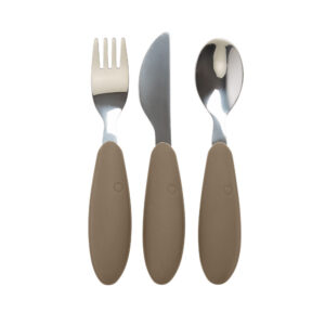 Poškodený obal - BIBS detský nerezový príbor - Dark Oak