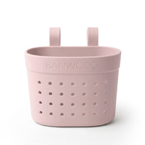 Banwood košík Pin & Ride - Faded Pink