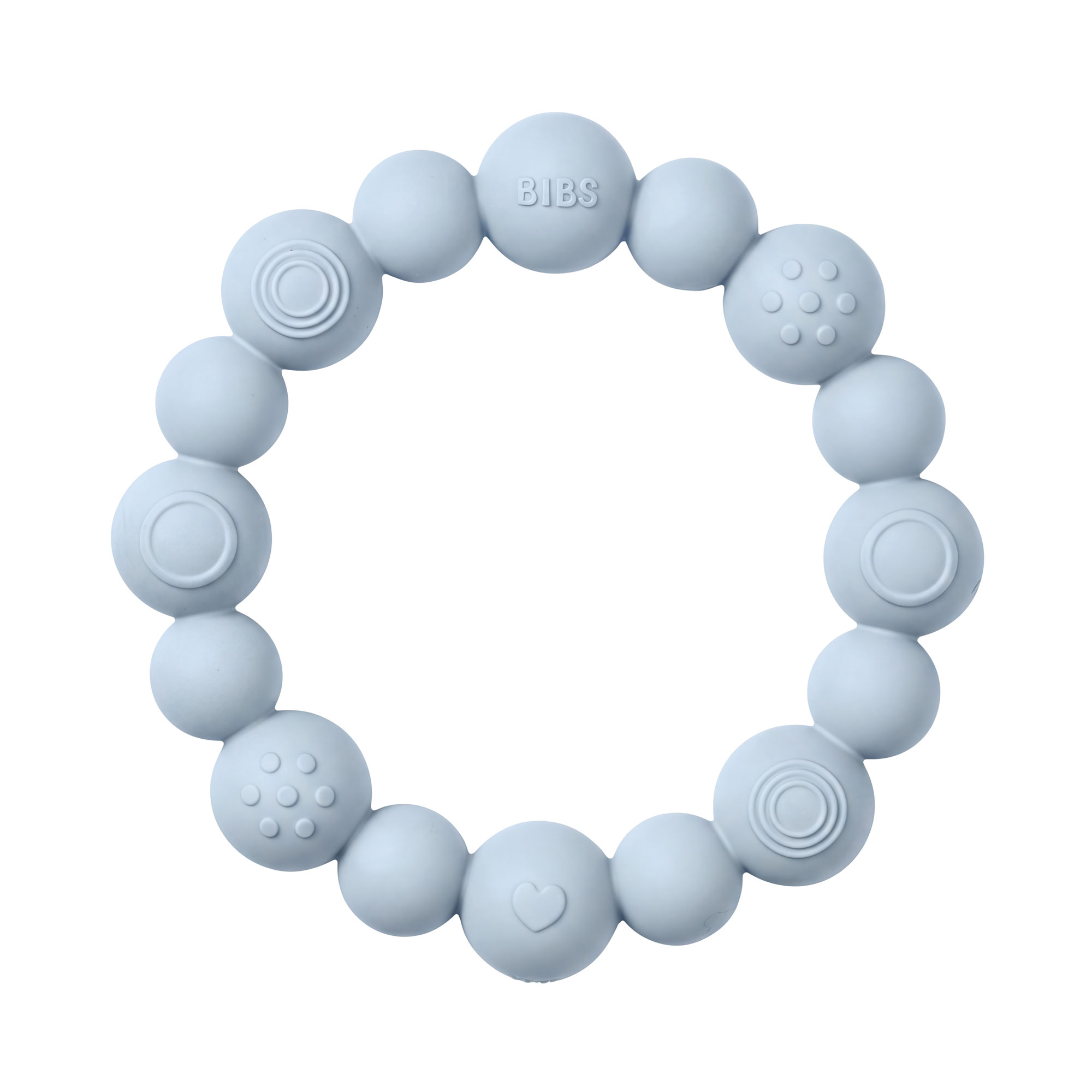 BIBS náramkové hryzátko zo silikónu - Baby Blue